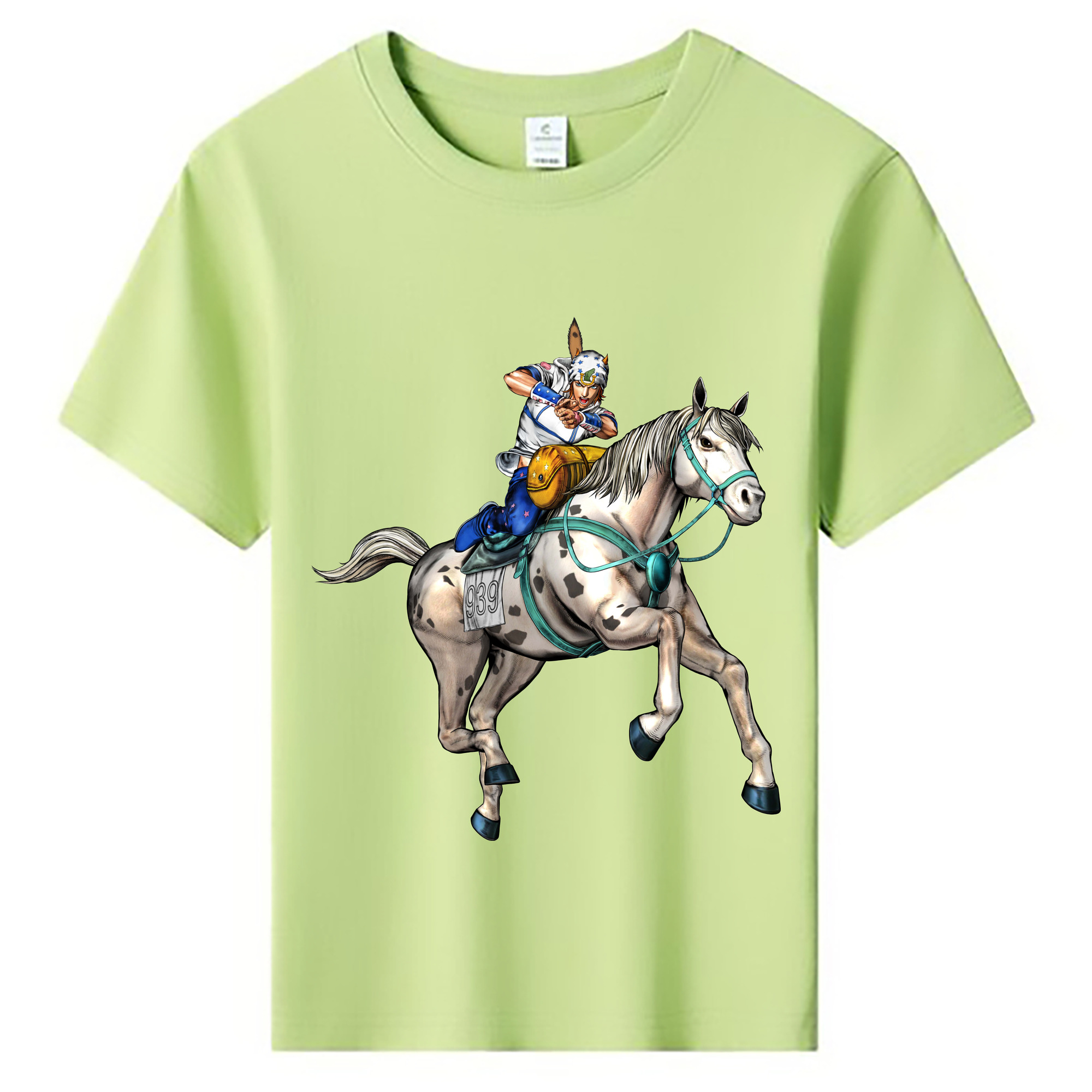 （画像用） ジョジョの奇妙な冒険 ジョナサン?ジョースター JoJo's Bizarre Adventure Jonathan Joestar 綿100％キッズTシャツ（フロントプリント）